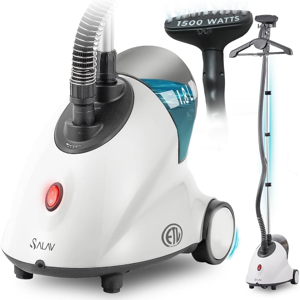 GS18 Full-Size Clothes Steamer - 1500W Power