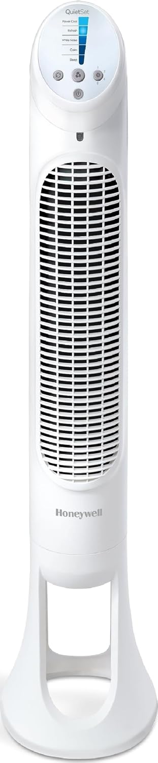 QuietSet Whole Room Tower Fan, Oscillating Tower Fan with Remote