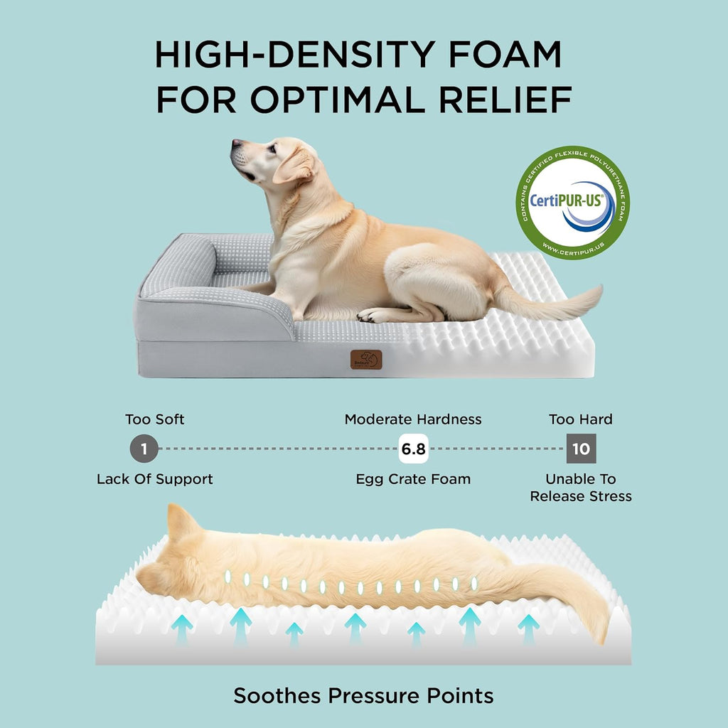 Cooling Dog Bed with Waterproof Removable Cover