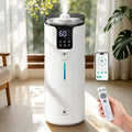 Humidifier large room 16L/4.2Gal - Whole house Humidifier for Home1500 sq.ft. Ultrasonic Cool Mist Humidifiers for Bedroom with Extension Tube & Aroma Box & Night light, White