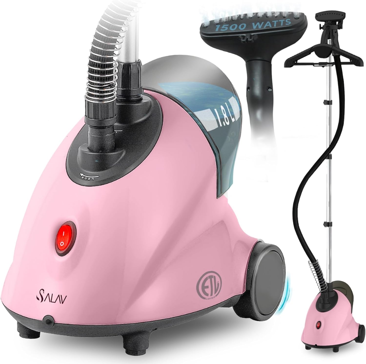 GS18 Full-Size Clothes Steamer - 1500W Power