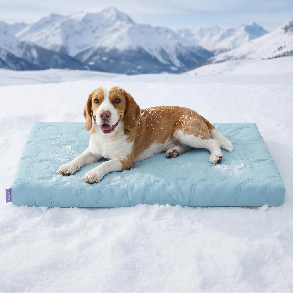 Cooling Dog Bed with Waterproof Removable Cover